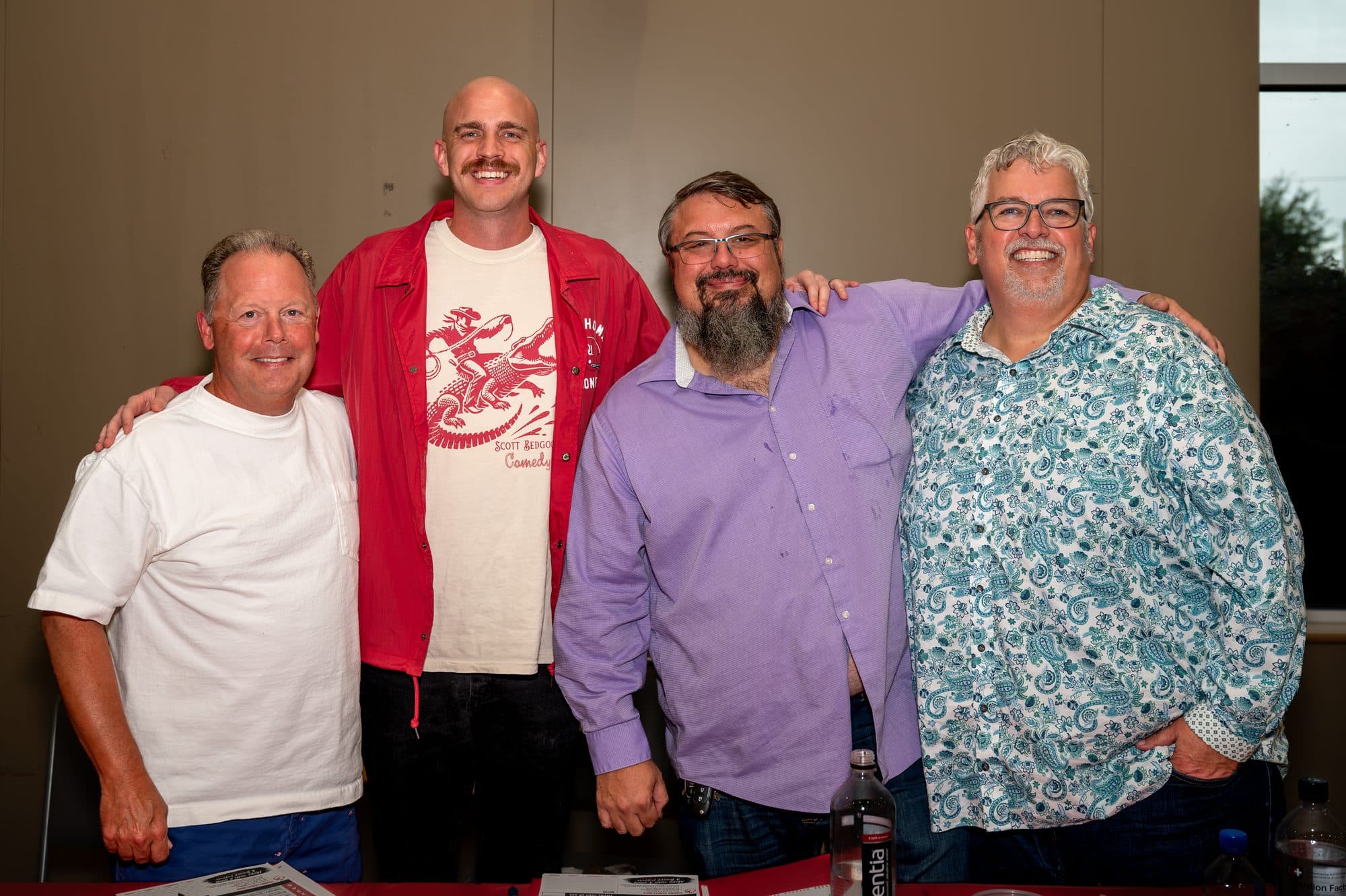 Attendees at the Mic Drop Masters 2026 comedy fundraiser.